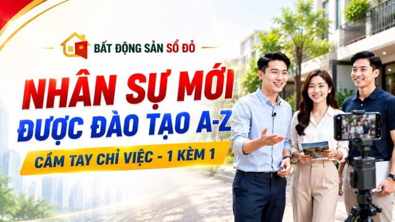 Bất động sản Sổ Đỏ tuyển dụng