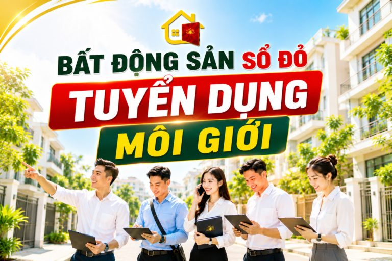 Bất động sản Sổ Đỏ tuyển dụng